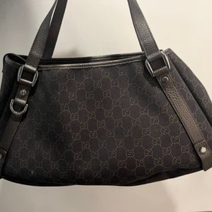 BRAND NEW! NEVER USED!GUCCI Brown GG Canvas Abbey Tote/Handbag